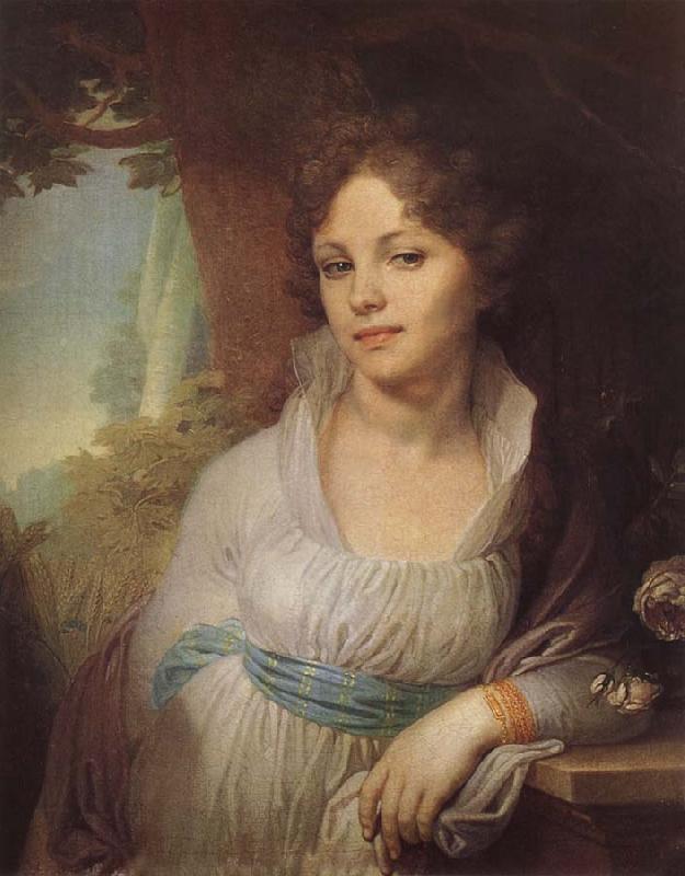 Vladimir Borovikovsky Portrait of Maria Lopoukhina Sweden oil painting art